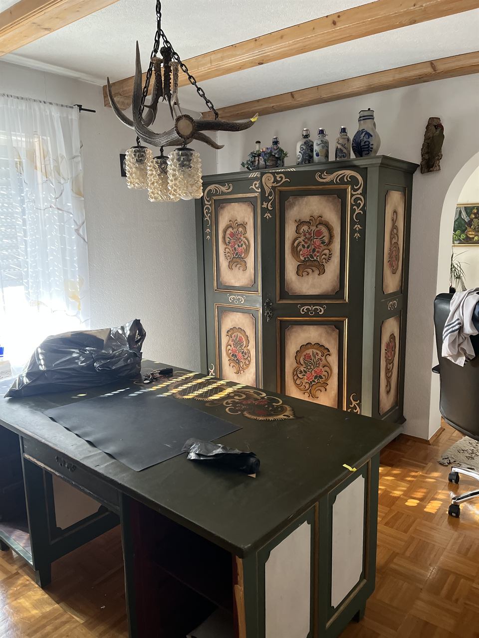 Büro vor der Entrümpelung