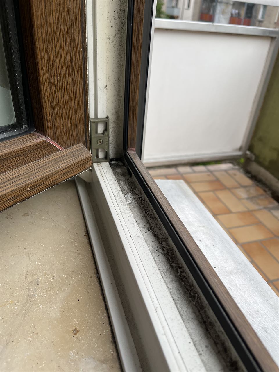 Fensterrahmen vorher